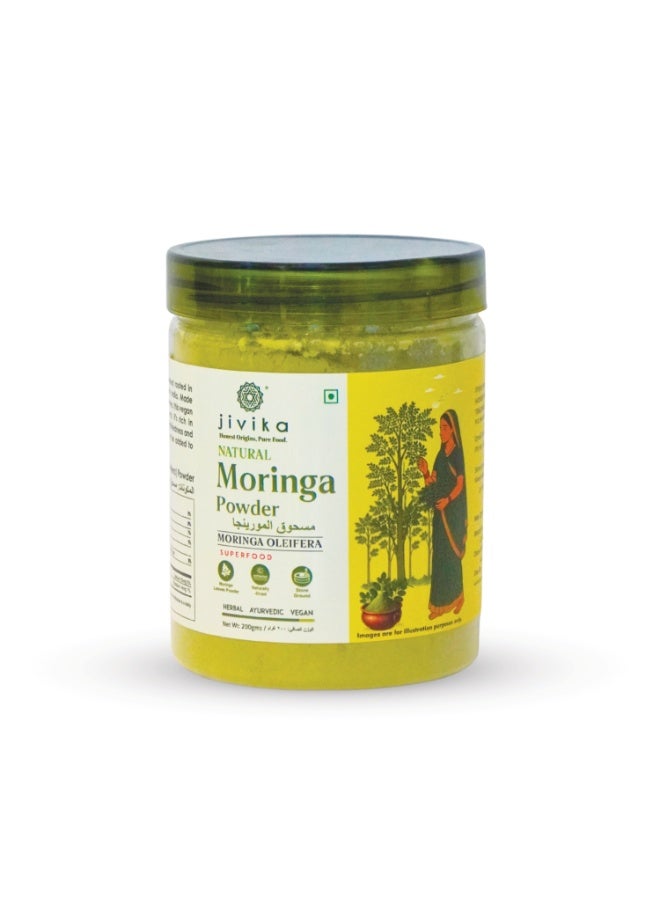 Jivika Natural Moringa Powder - 200g - Image 1